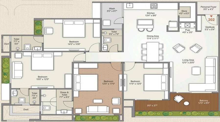 Aurum Legacy Floor Plan