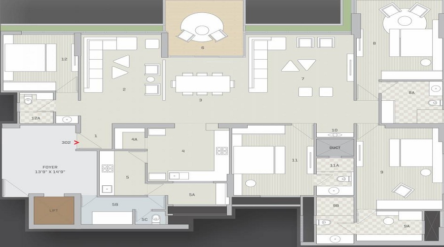 Samor The Gold Floor Plan