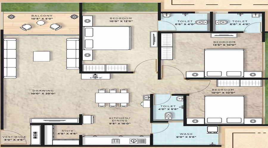 Inoxe Casa Amplio Floor Plan