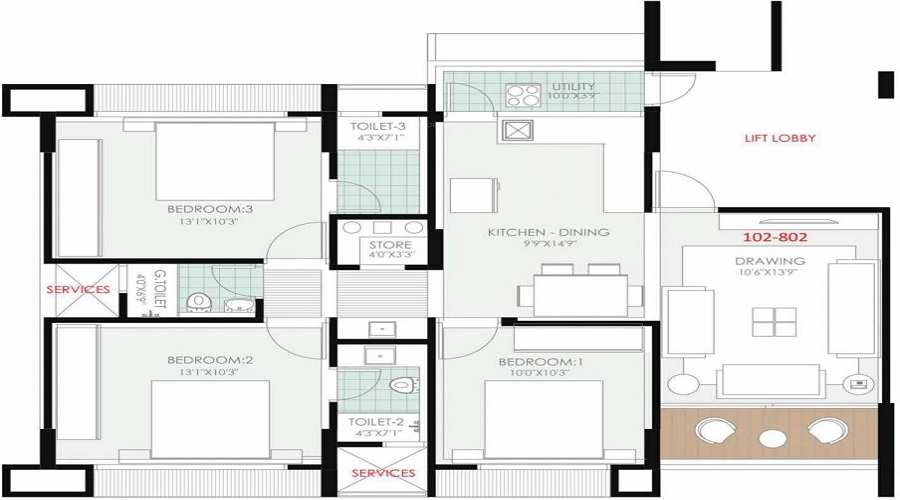 Sky Leaf Floor Plan