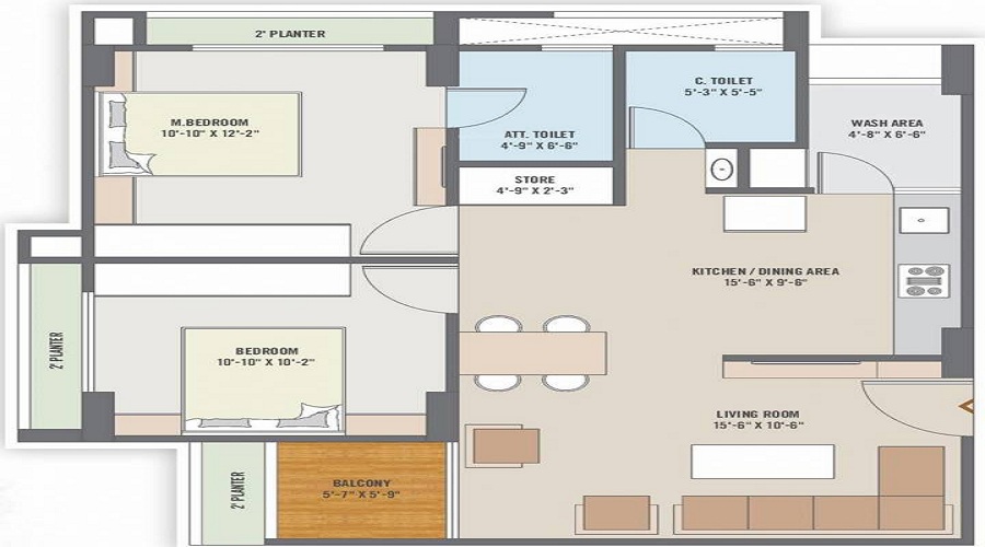 Rameshwaram Kantam Residency Floor Plan