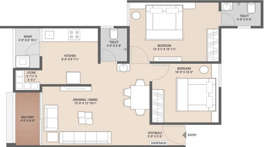 N J Jivan Anand Floor Plan