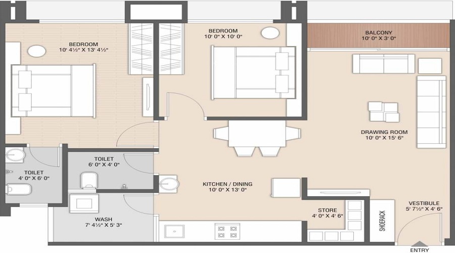 N J Jivan Anand Floor Plan