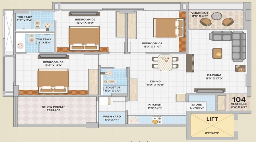 New The August Floor Plan