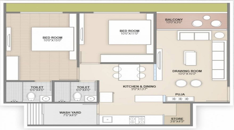 Shypram Parisar Floor Plan