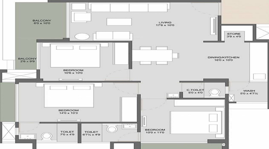 Eklingji Skylights Floor Plan