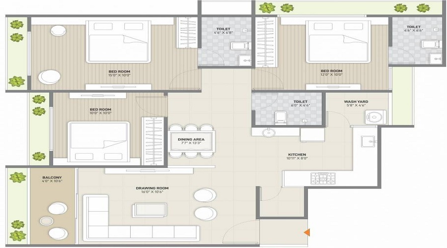 Ishwar Imperial Heights Floor Plan