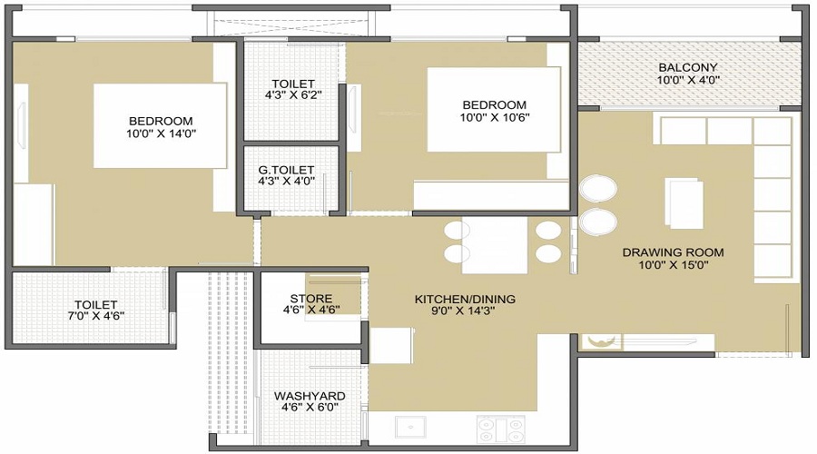Meghreji Zainab Highland Floor Plan