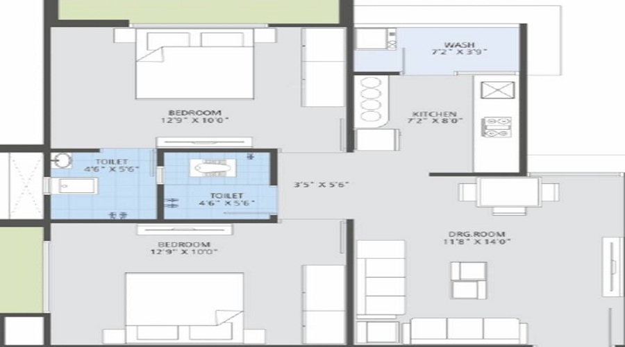 Nirgun Naroda Sky Floor Plan
