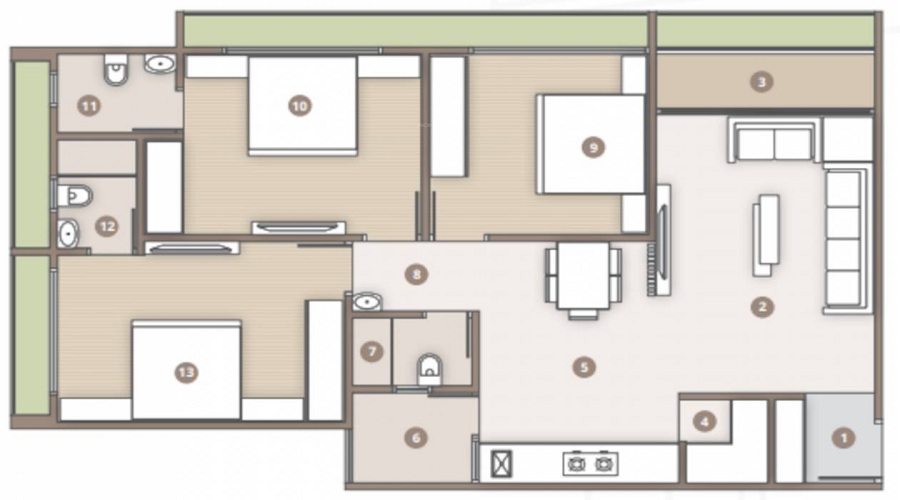 Krishna Kannapolis Floor Plan