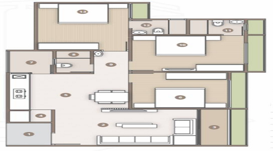 Krishna Kannapolis Floor Plan