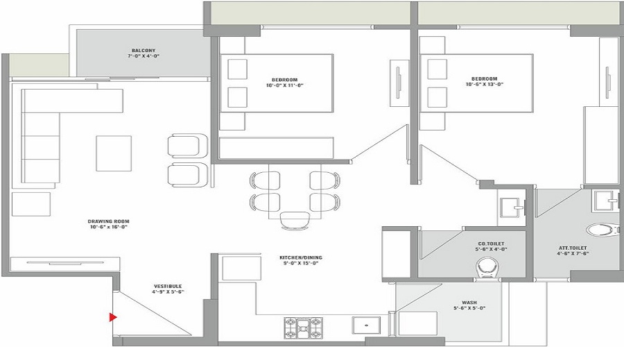 Utsav Aalayam Floor Plan