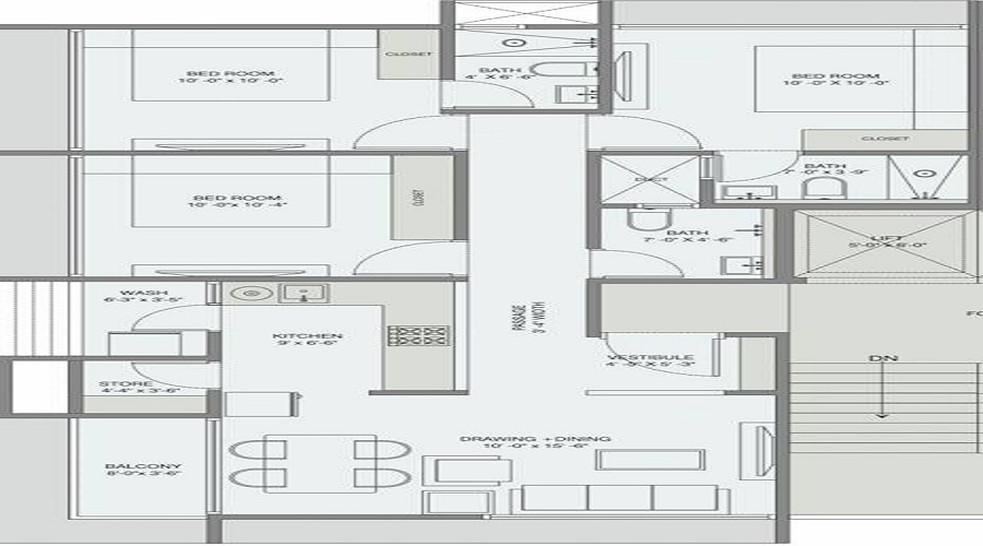 Shree Saanvi Sky Floor Plan