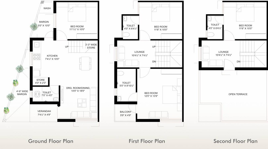Radhe Lake View Floor Plan