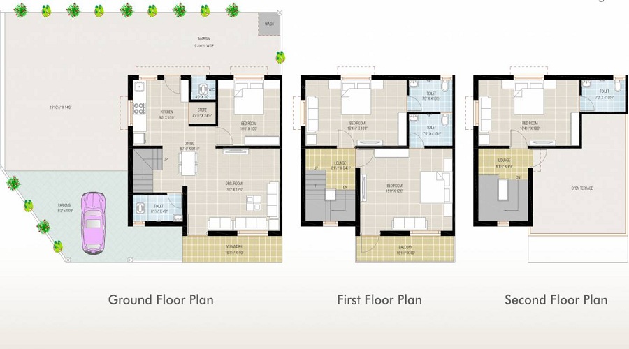 Radhe Lake View Floor Plan