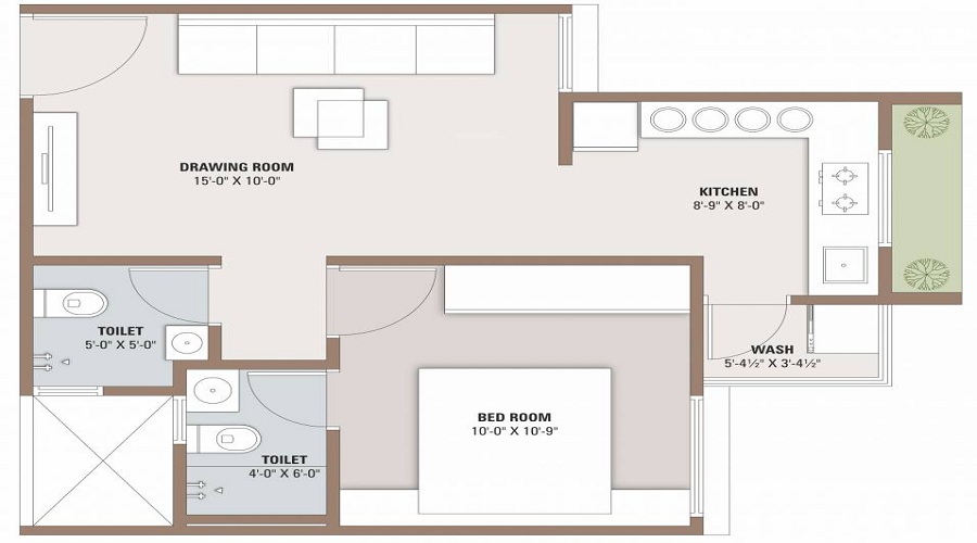 Het Eureka Avenue Floor Plan