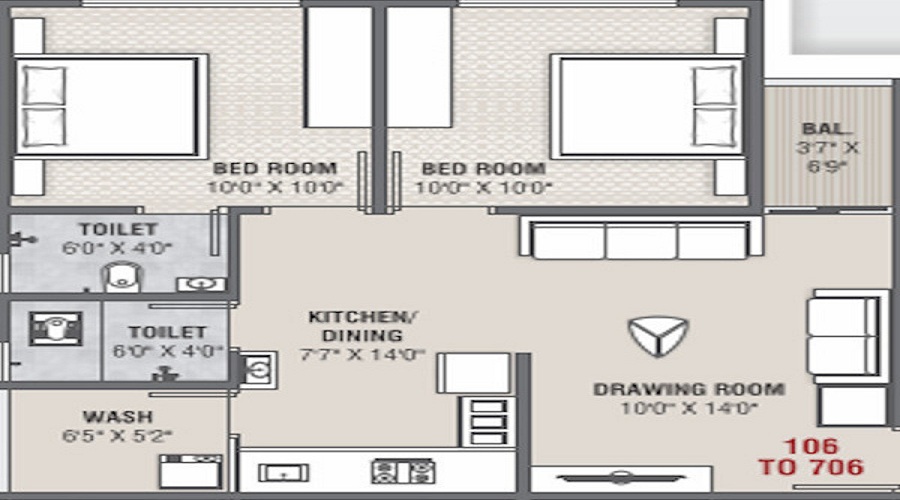 Crystal Solitaire Floor Plan