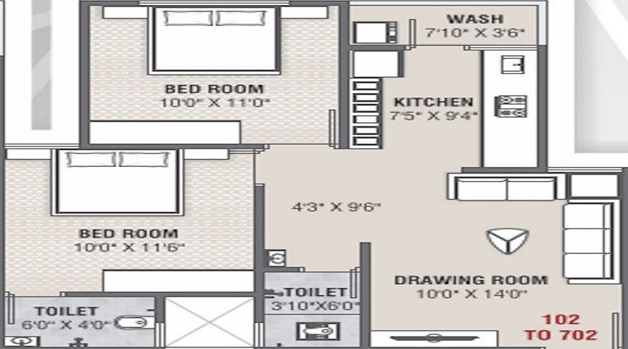 Crystal Solitaire Floor Plan