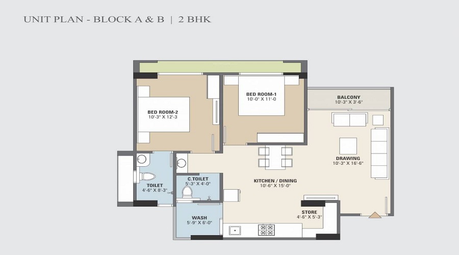 Omkara Dharti Saket Heaven Floor Plan