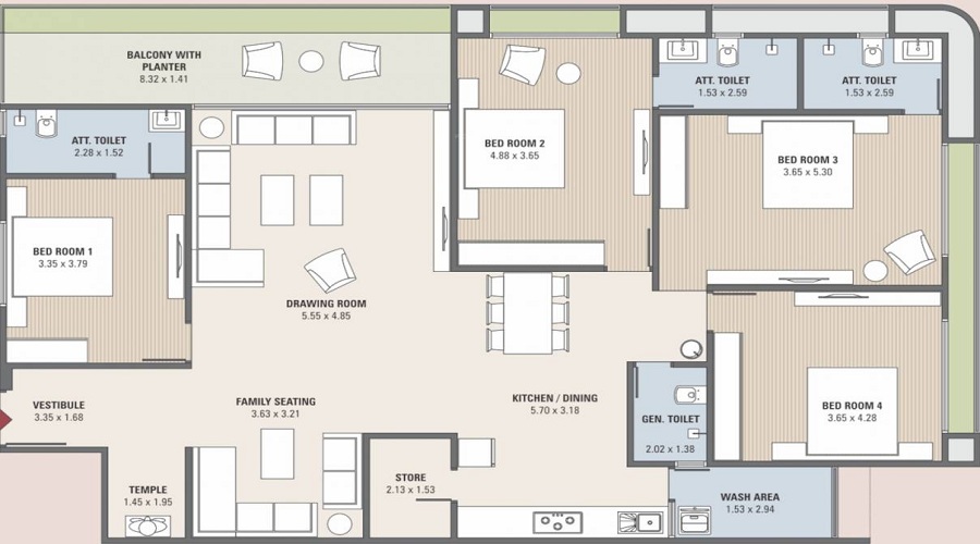 Panthi The Rhythm Heights Floor Plan