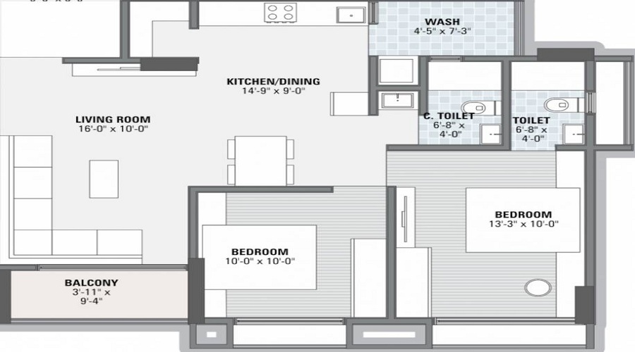 Parmeshwar Trident Floor Plan