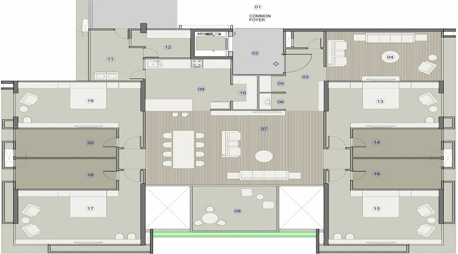 Saanvi Skydeck Seasons Floor Plan