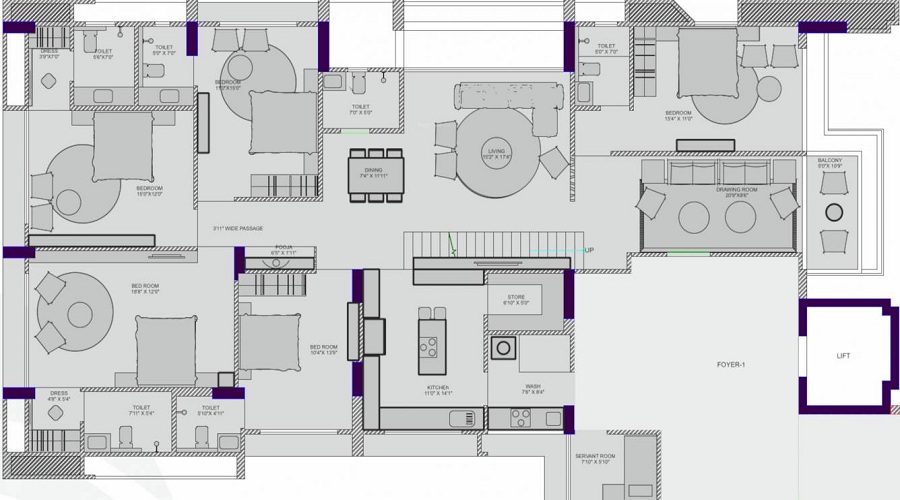 Vrajansh Divinity Floor Plan