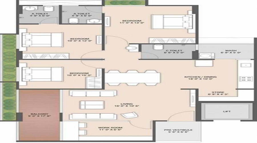 The Skylark Floor Plan