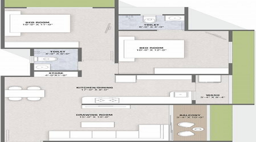 Anand Eureka Heights Floor Plan