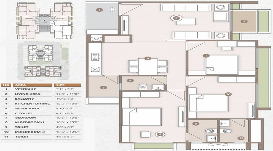 Savya Skyz 2 Floor Plan
