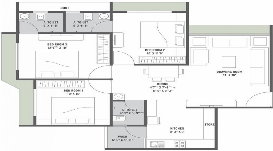 Arise Vibrant Floor Plan