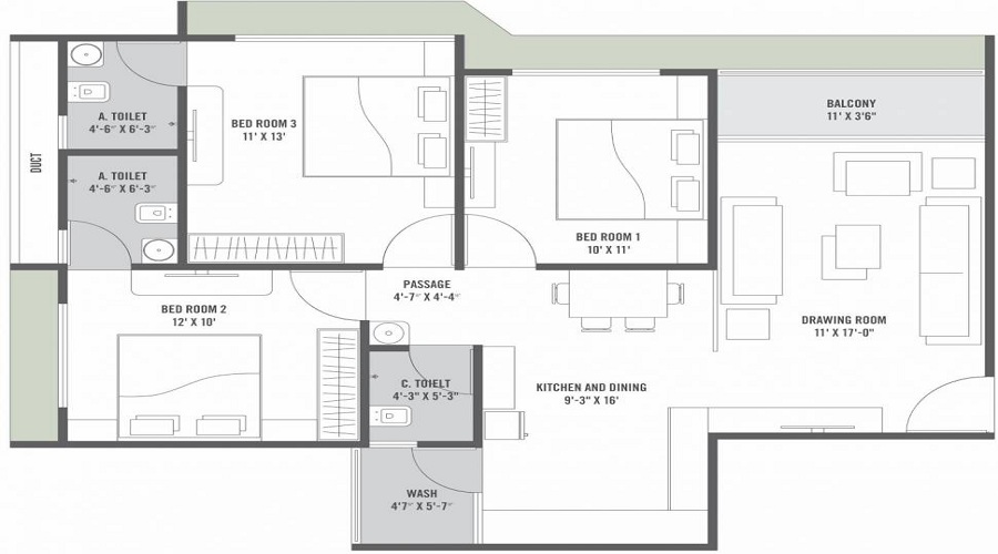Arise Vibrant Floor Plan