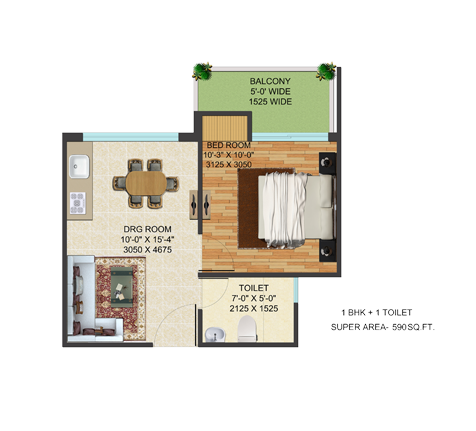 Supertech Golf Suites Floor Plan