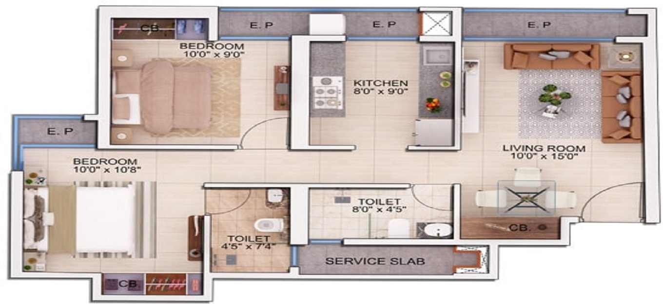 Runwal Forest Tower 1 To 4 Floor Plan