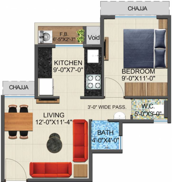 Marathon Nexzone Aster 1 Floor Plan