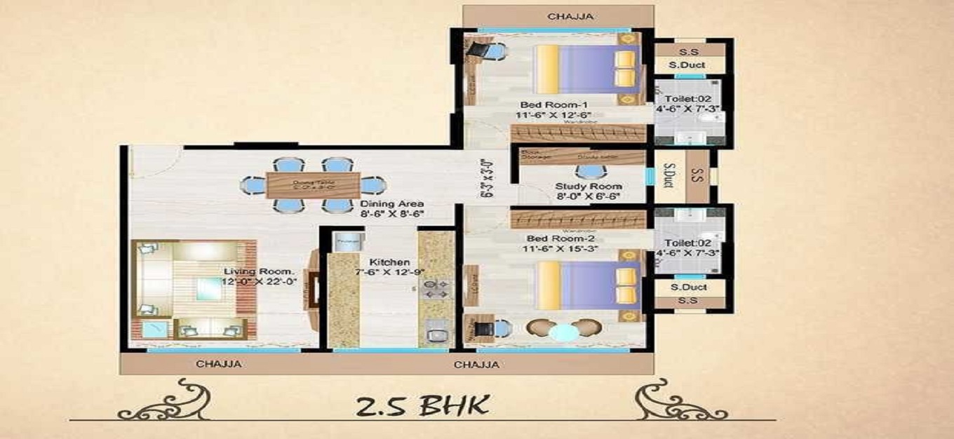 Oxyfresh Homes Floor Plan