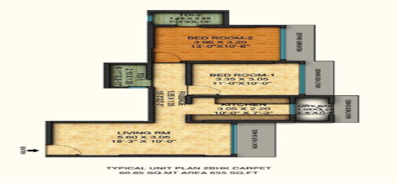 Supertech Zaara Residential Floor Plan