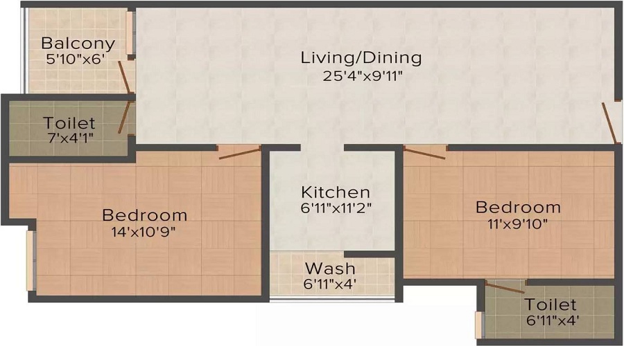 Abhi Svarna Residency Floor Plan