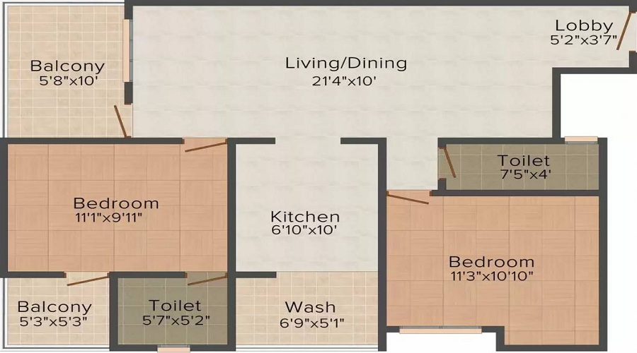 Abhi Svarna Residency Floor Plan