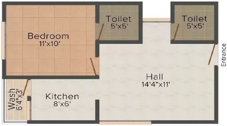 Sarthak Green View Floor Plan