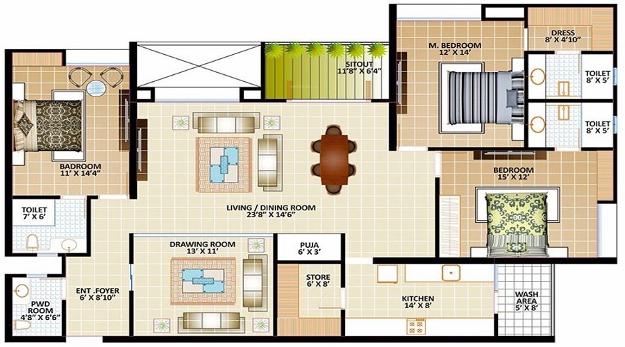 BCM Pride Phase I Floor Plan