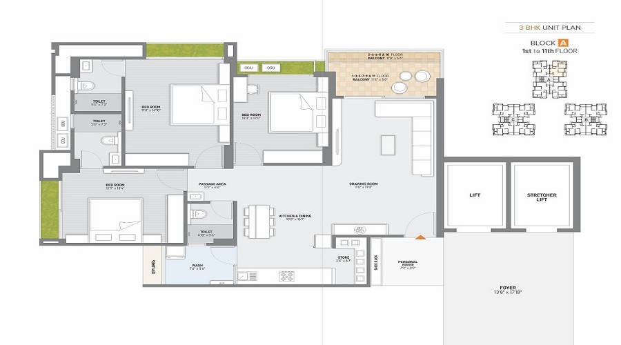 Aditya Altuss Floor Plan