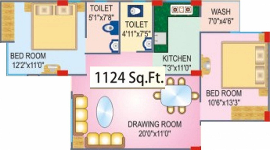 Shekhar Paradise Floor Plan