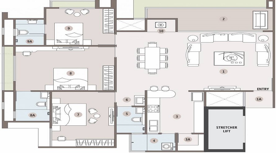 Sadhna Skywalk Luxuria Floor Plan