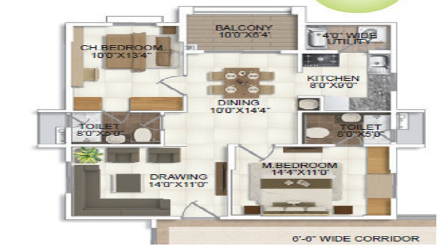 DSR Parkway Phase 1 Floor Plan