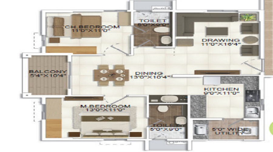 DSR Parkway Phase 1 Floor Plan