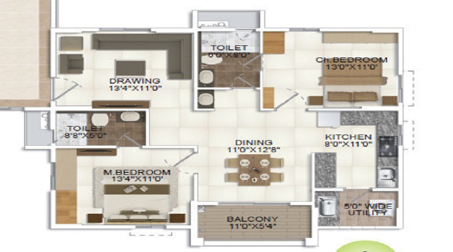 DSR Parkway Phase 1 Floor Plan