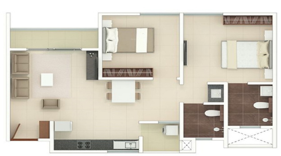 Rohan Upavan Phase 4 Floor Plan