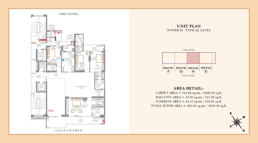 Gaurs The Island Floor Plan