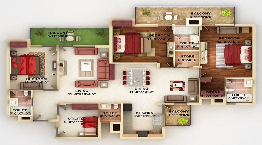 Applewoods Santolina Floor Plan
